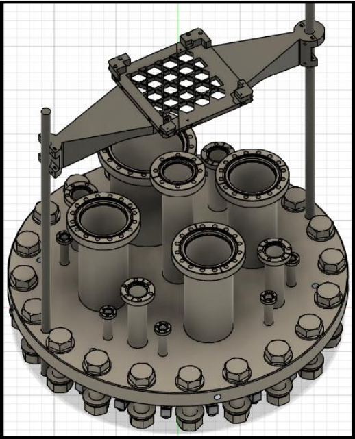 Phase 2 modular mounting system CAD render